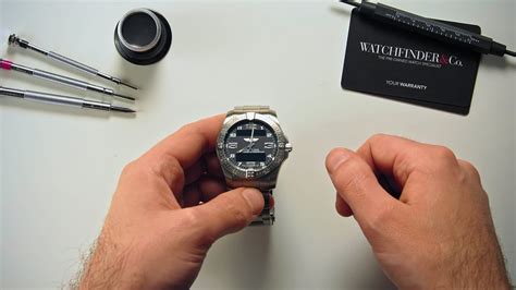 setting breitling aerospace watch.